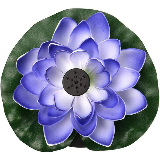 Solar Pump, Garden Water Fountain, Floating Artificial Solar Fountain Lotus Solar Fountain Pump for Pond Gardens Aquariums Swimming Pools Decor