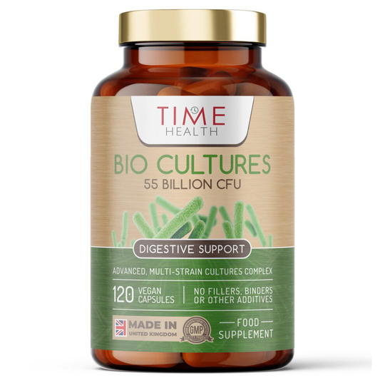 Bio Cultures - Digestive Support - 55 Billion CFU - Advanced Multi-Strain Complex