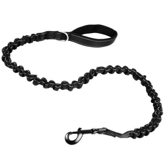 Anti Shock Dog Training Lead Bungee Puppy Leash Reflective