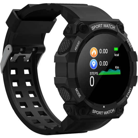 Asupermall - FD68 Smart Sports Watch 1.44'' ips Single-touch Screen Heart Rate/Sleep Monitor Multiple Sports Mode Long Endurance Message/Call