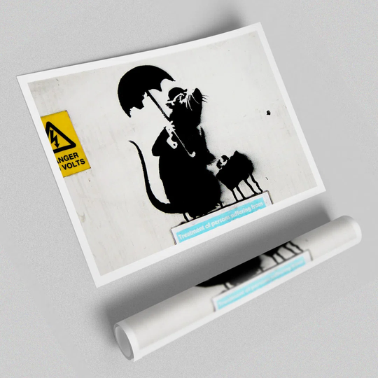 Rat Box - Unframed Graphic Art Print on Paper