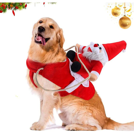 Christmas Clothes for Dog, Creative Christmas Dog Costume, Santa Claus Costume for Dog Cats, Clothes for Pets, Dog Coat for Christmas, Party,