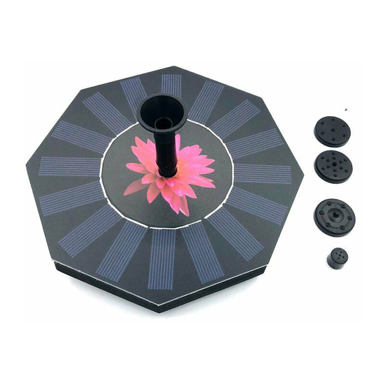 Benobby Kids - Solar Fountain Pump Outdoor Solar Powered Fountain Floating Water Pump for Pool Garden Aquarium Tools Pond Fountains