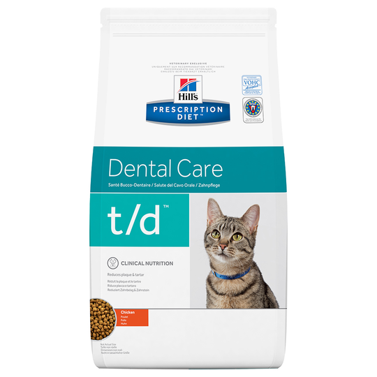 Hill's Prescription Diet Feline t/d Dental Care - Chicken - 1.5kg