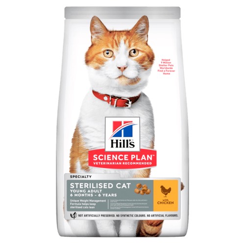 Hill's Science Plan Sterilised Cat Young Adult Chicken - 15kg
