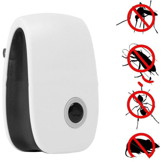 Ultrasonic Pest Repeller,2021 Upgraded Electronic Mouse Repeller, Rat Control - Insect & Rodent Repellent For Mosquitos, Flies, Wasps, Ants, Spiders,