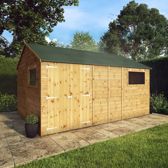 14 X 10 Premium Shiplap Reverse Apex Workshop