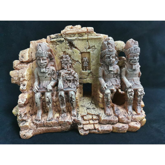 Benobby Kids - Aquarium Ornament, Resin Egyptian Ornament Fish Tank Hole Shelter Aquarium Cave Decoration Hideout Cave for Fish
