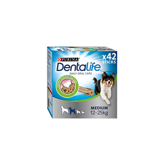 DENTALIFE Medium Dog Treat Dental Chew 42 Stick