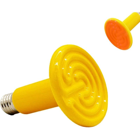 Dksfjkl - 100W Heating Bulb, Infrared Heating Ceramic Bulb for Reptile / Lizard / Chick / Snake / Hamster / Turtle / Bird Terrarium
