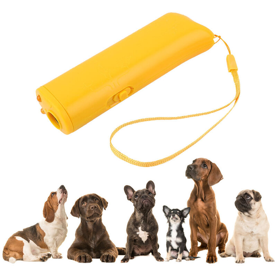 Handheld Dog Repellent Trainer Ultrasonic Deterrent Bark Stopper Dog Training