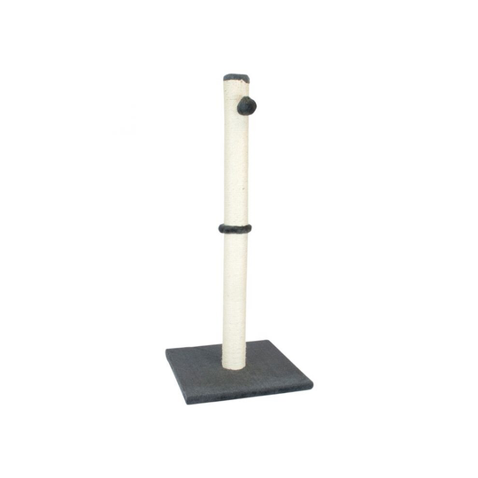(Grey) Cat Scratch Scratching Post Pet Scratcher Pole Kitten Activity Tower