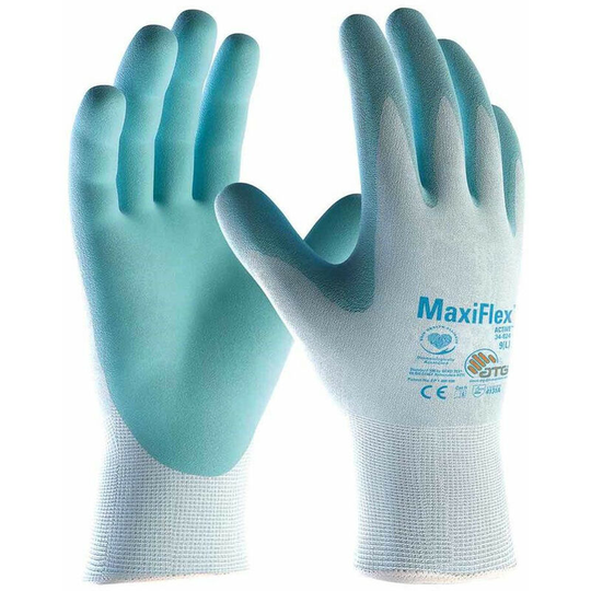 Maxiflex Active Palm Coated Wristknit Sky Blue 8 - n/a - ATG