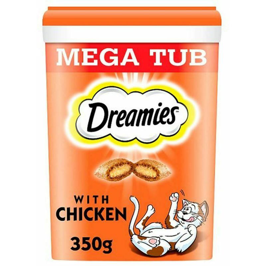 Chicken Treats Mega Tub (350g) (May Vary) - May Vary - Dreamies