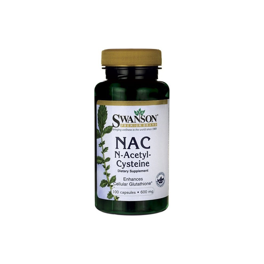 Swanson NAC N-Acetyl Cysteine, 600mg - 100 caps