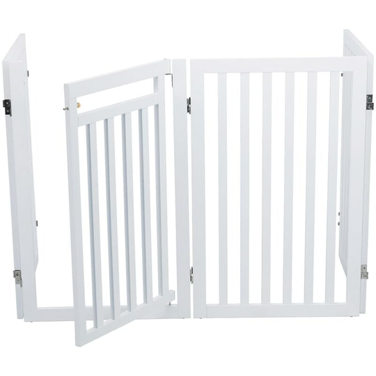 Dog Gate 60-160 cm White 39363 Trixie