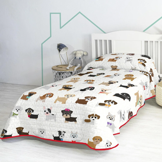 Whitten Dogs Bedspread