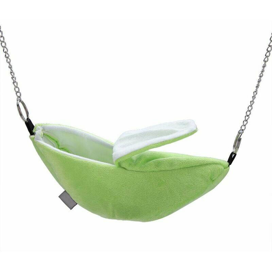 Echoo - Banana Hamster Bed Hammock Hanging Bunk Bed House Small Animal Pet House Toy Sleep Nest for Small Animal(Green)