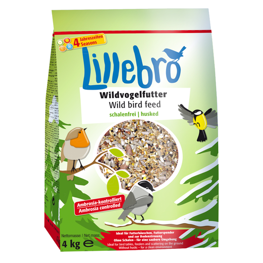 4kg/20kg Lillebro Husked Wild Bird Food - 20% Off!* - 4kg