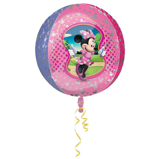 Minnie Mouse Supershape Orbz Round Balloon (One Size) (Multicoloured) - Multicoloured - Amscan