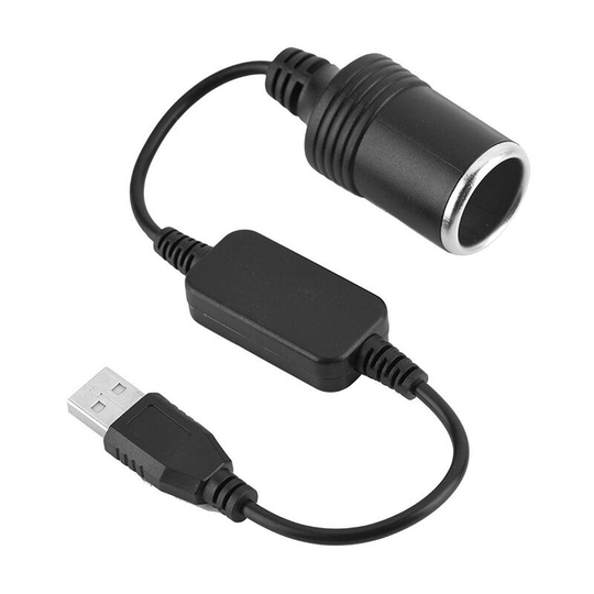 Usb Tower Cigarette Lighter Female Seat Head Driving Recorder Mobile Power Cord Parking Monitoring Socket Conversion Socket