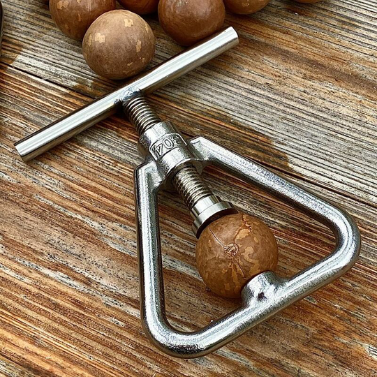 Stainless Steel Manual Nutcracker Mechanical Peeler Quick Opener Kitchen Tools Fruits Vegetables