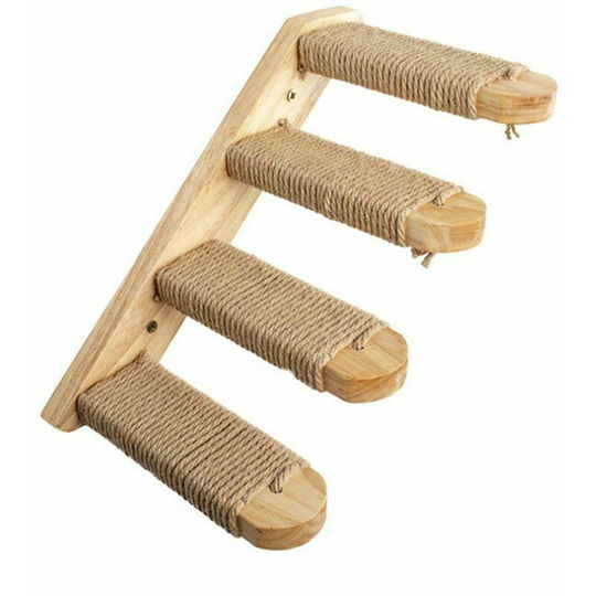 Cat Climbing Ladder, Pet Furniture, Play House, Wooden Stair Frame, Floating Cat Shelf, Cat Furniture, Cat Steps, Scratching Post - Type 1
