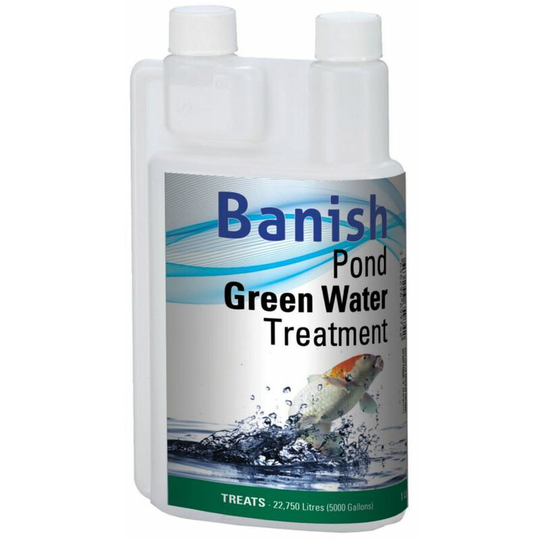 Industrial Leisure - Banish Pond Greenwater Treatment 1 Litre - Treats 22750 Litres