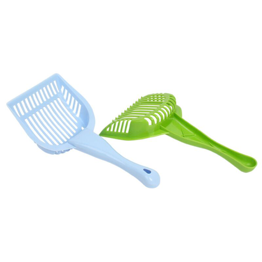 Heavy litter scoop , 2 pcs, blue, green
