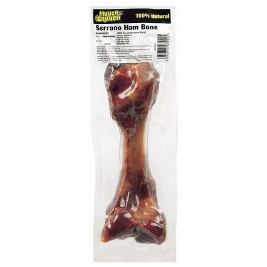 Serrano Ham Bone Dog Treat (Large) (May Vary) - May Vary - Munch&crunch