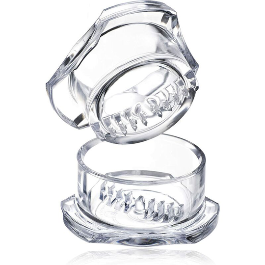 Garlic Twister 4th Gen - For Ginger / Herb / Nuts, Garlic Press Kitchen Mincer and Grinder, Easy to Clean! (Clear)