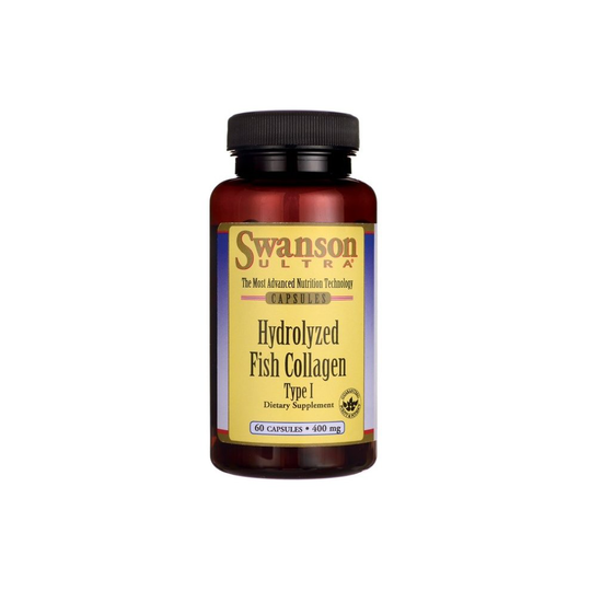 Swanson Hydrolyzed Fish Collagen Type I, 400mg - 60 caps