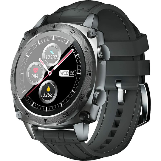 Thsinde - cubot C3 Smartwatch, 1.3 Inch Full Touch Activity Tracker Fitness Tracker, Business Wrist Watch, 5ATM Waterproof Pedometer, Heart Rate