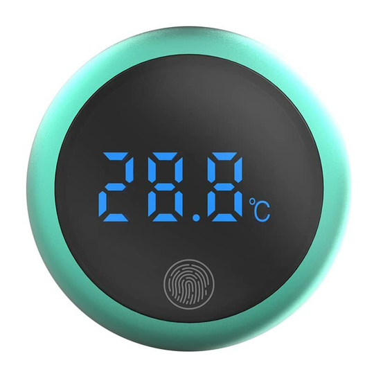 Fish Tank Thermometer Digital Aquarium Water Thermometer Digital Touch Screen led Display Digital Aquarium Thermometer Fish Tank Terrarium Round