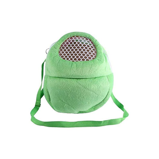 Pet Carrier Bag Hamster Rat Hedgehog Rabbit Sleeping Bag Breathable Portable Travel Bag Backpacks Backpack with Shoulder Strap (Color : Green)