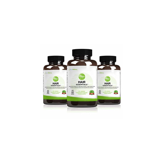 Natural Wellbeing - Hair Essentials Natural Herbs and Vitamins Hair Growth Supplement for Women and Men - 270 Count