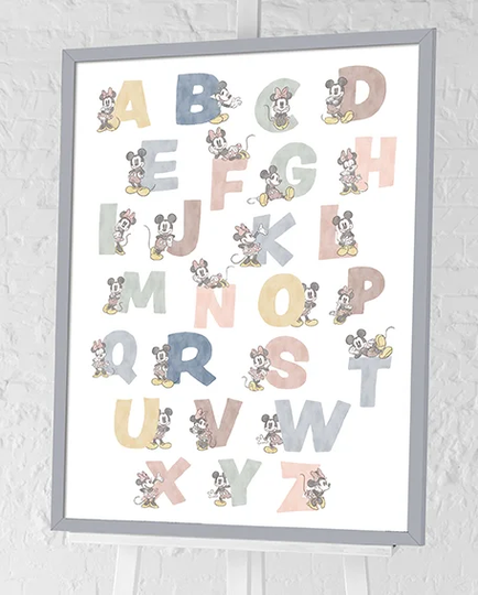 Mickey Mouse (Love) Framed Art
