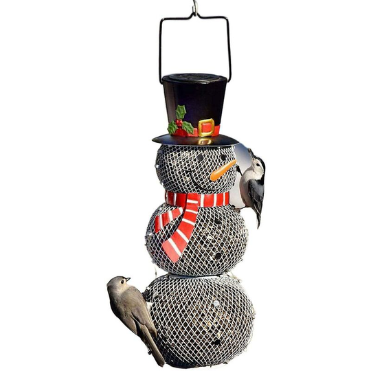 Bird Feeder On The Open Air Bird Cage Food & Water Dishes