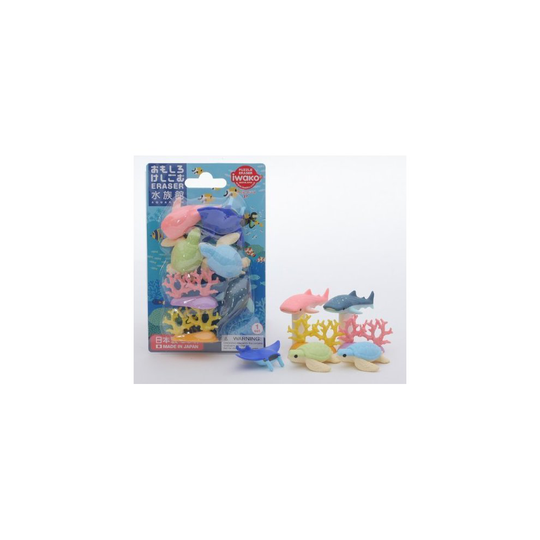 AQUARIUM SET - IWAKO ERASER ERZ2009