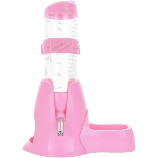 Echoo - Small Animal Water Dispenser Hamster Guinea Pig Rabbit Rat Ferret Gerbil Chinchilla 125ml Pink