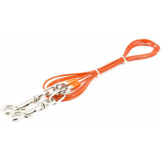 Tie Out Cable - Medium (2.3 m x 4Mm) Sable - Ancol