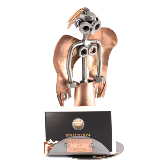 Guardian Angel Screw Man Place Card Holder