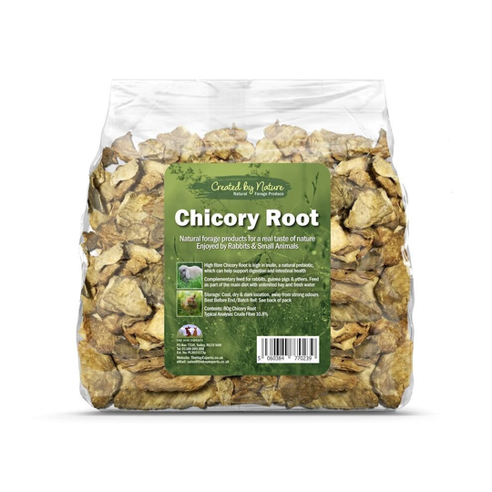 (4 Bags) Chicory Root - For Rabbits, Guinea Pigs & Others