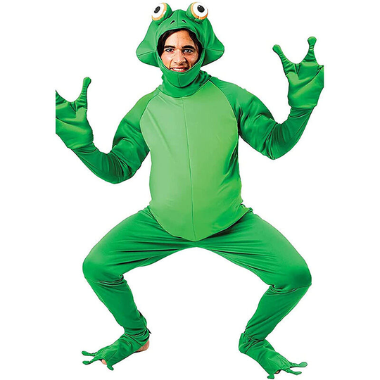1 Halloween role play male frog prince role play novelty conjoined adult animal party suit (M)