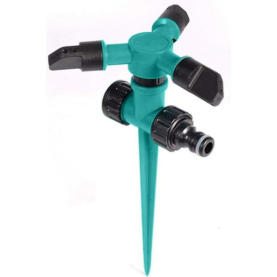 Aougo - Oscillating Sprinkler Comfort Large Area Lawn Sprinkler 360° Rotating Lawn Automatic Garden Sprinklers Automatic Timer Faucet Kitchen Hand