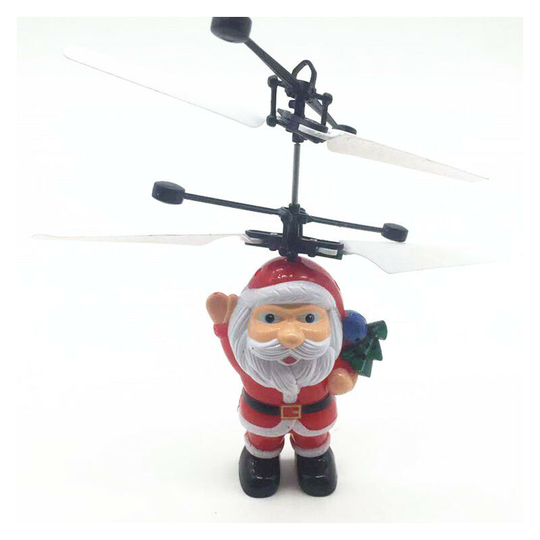 Santa Claus levitation induction aircraft fairy gesture induction luminous children's toys