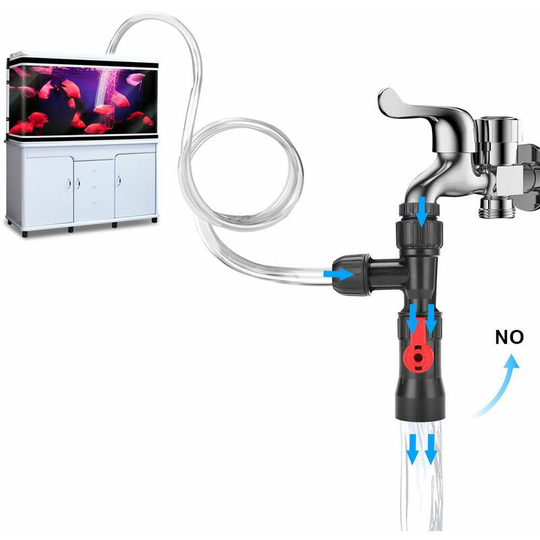 Aquarium Water Changer Water Extractor Water Changing Tool Faucet Water Changer Easy Fish Tank Cleaning