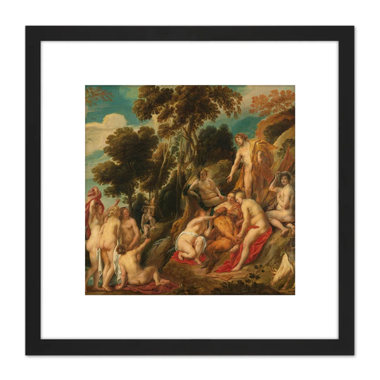 Marsyas Ill Treated by the Muses by Jacob Jordaens - Picture Frame Painting