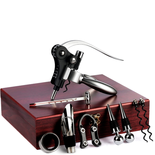 Wine Tool Set Bottle Opener Rabbit Corkscrew Wine Stopper Pourer Kit