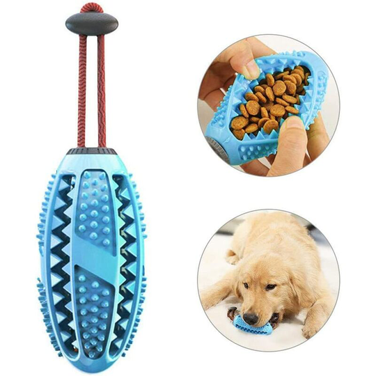 Toothbrush stick, ball treat dispenser for dogs Puppy dental care, brushes and chew toys, non-toxic natural rubber